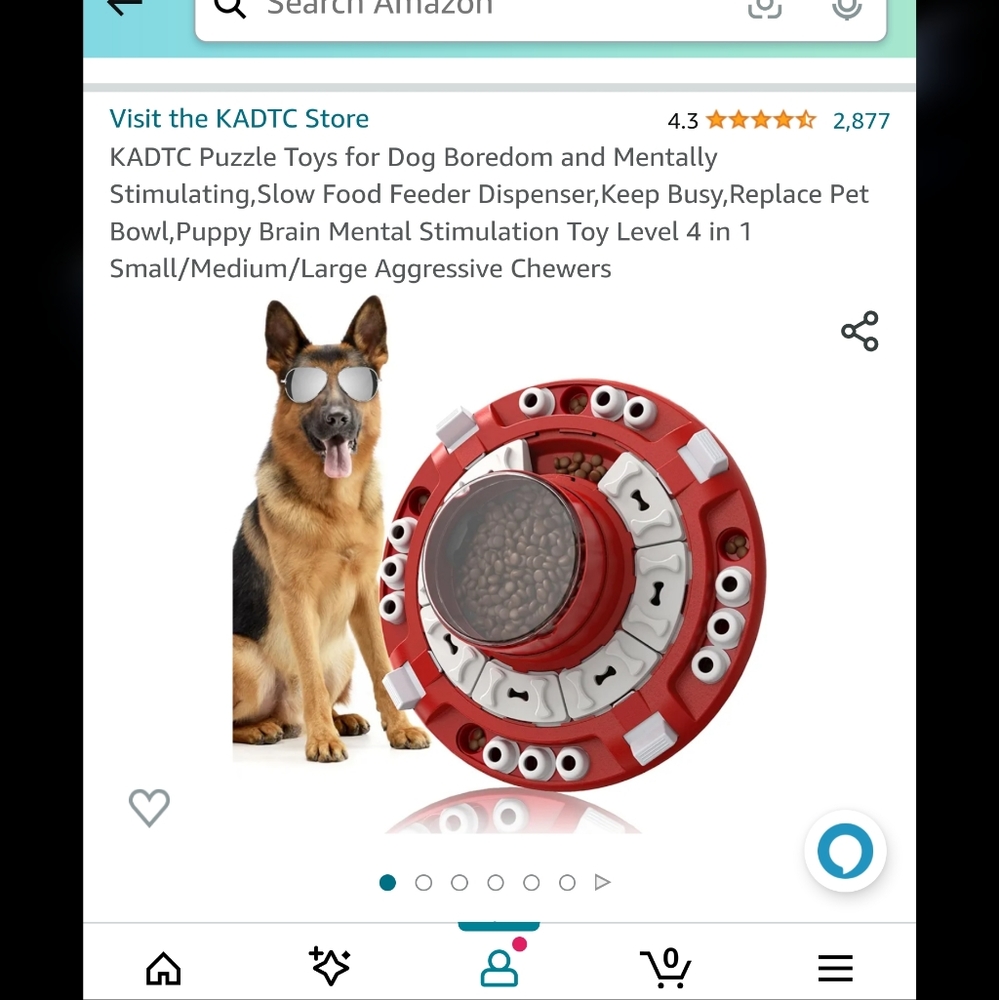 Puzzle Dog Feeder